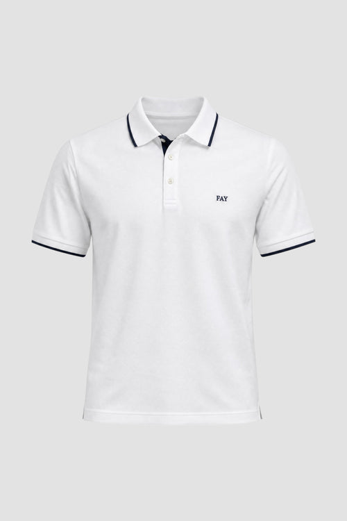 Polo Slim Fit aus Stretch-Piqué