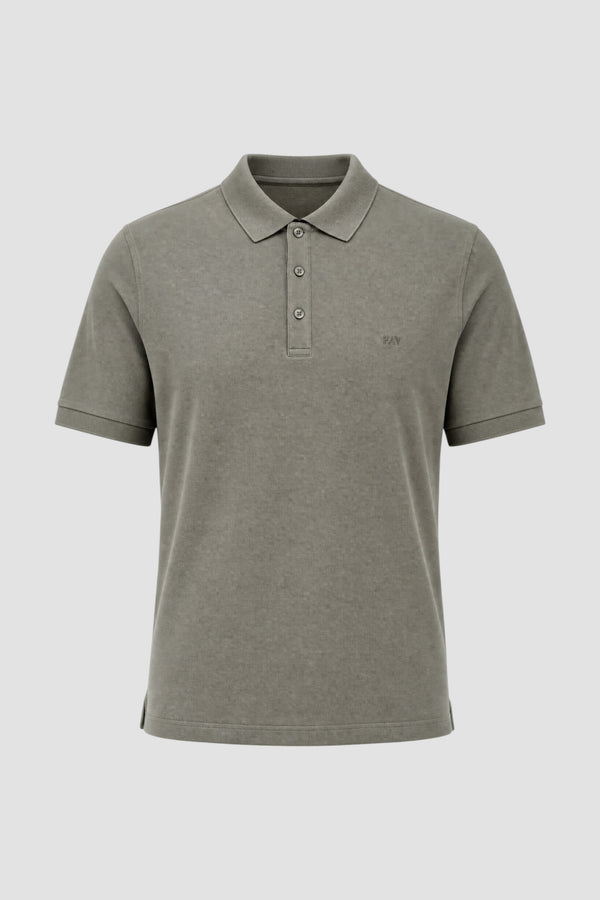 Polo Regular fit in Piquet Stretch - 1