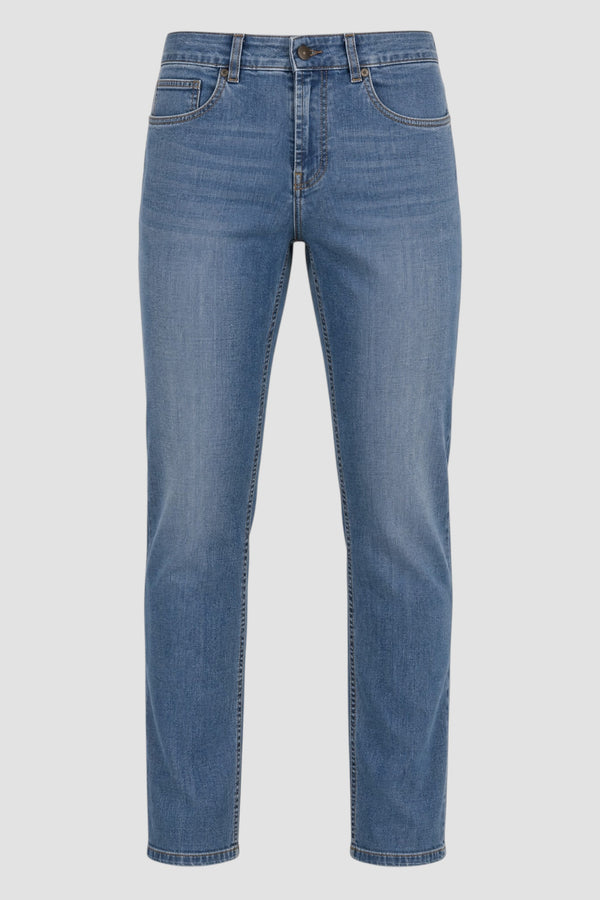 Jeans 5 Tasche in Denim Stretch - 1