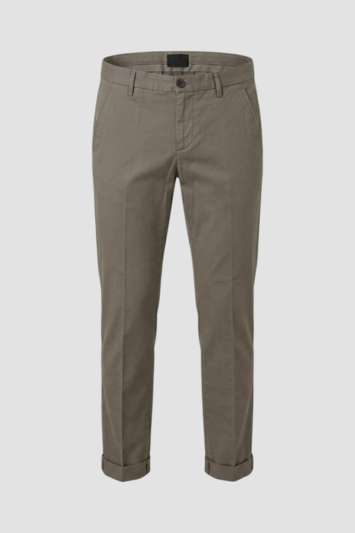 Pantalone Gaubert slim in gabardina leggera