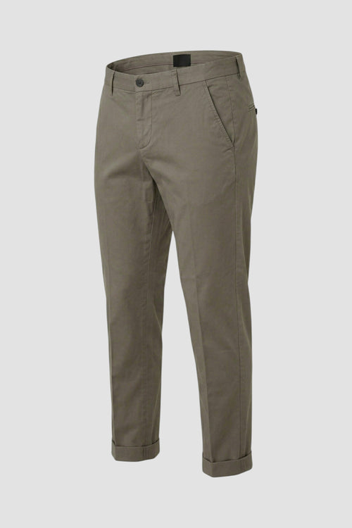 Pantalone Gaubert slim in gabardina leggera-2