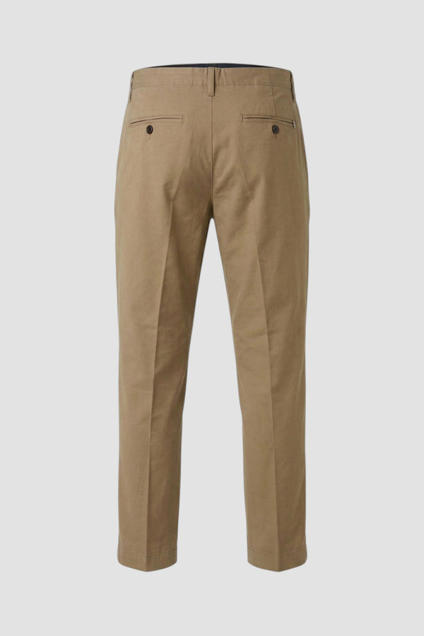 Pantalone Ben carrot in cotone tinto filo - 3