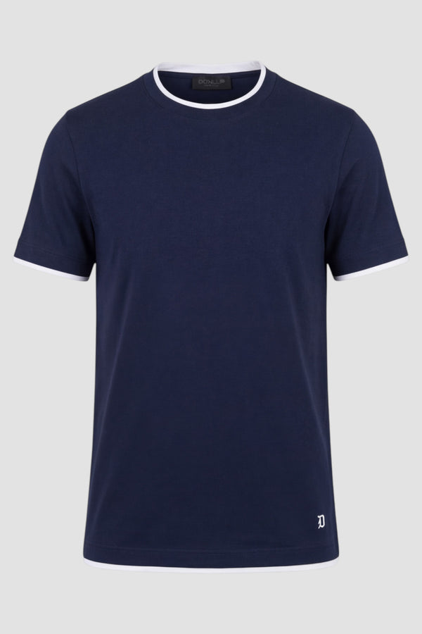 T-Shirt girocollo regular in jersey - 1