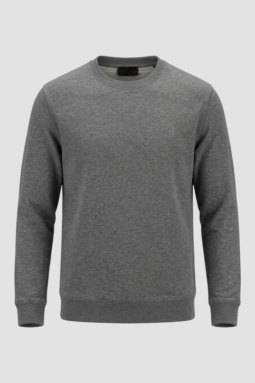 Felpa girocollo regular in cotone