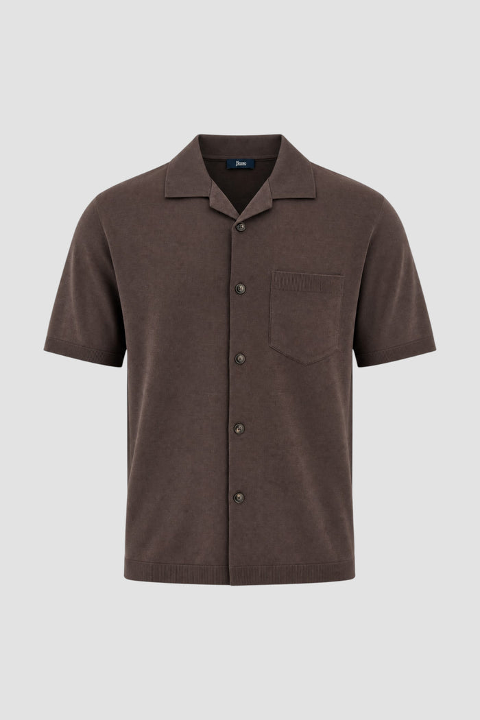 camicia-a-maniche-corte-in-jersey-knit-effect-1