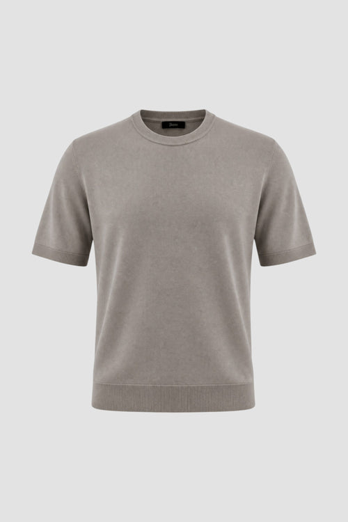 T-shirt in jersey knit effect