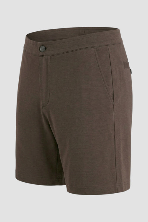 Jersey knit-effect shorts-2