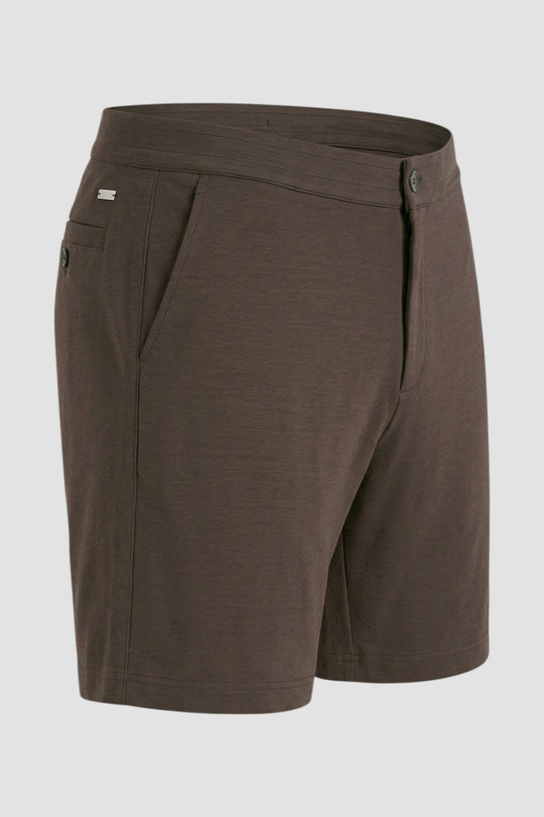 Jersey knit-effect shorts - 3