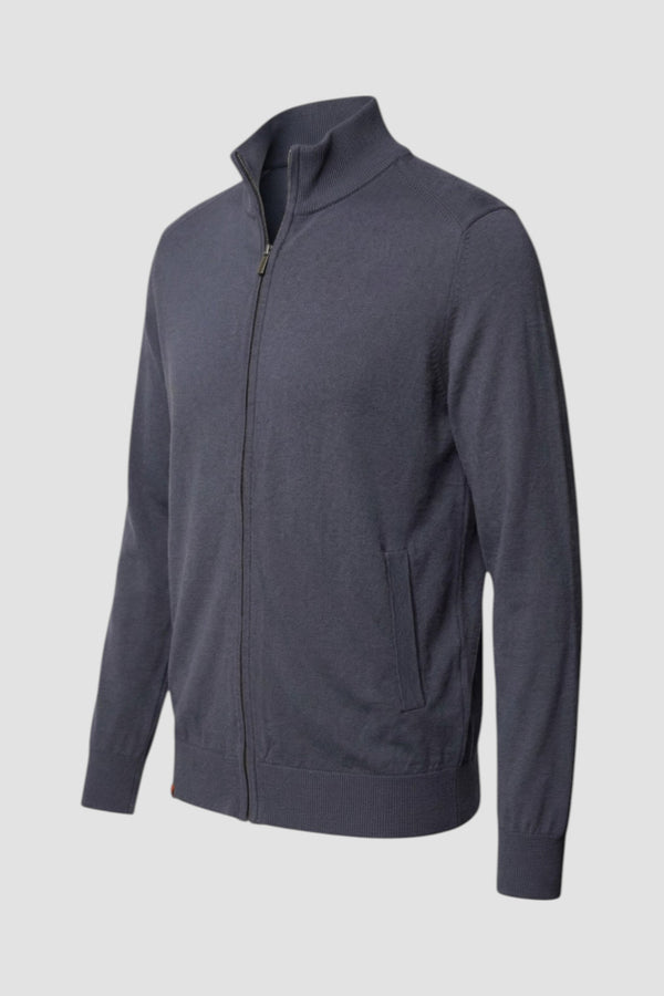 Maxell Strickjacke mit durchgehendem Reißverschluss - 2