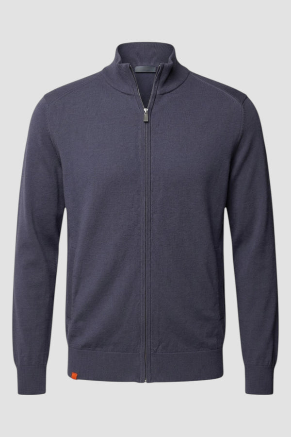 Maxell Strickjacke mit durchgehendem Reißverschluss - 1