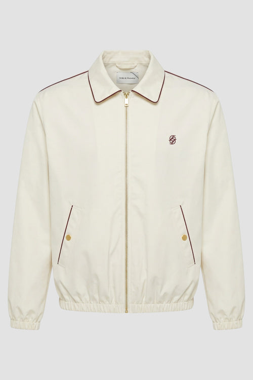 Giubbotto in cotone ricamato