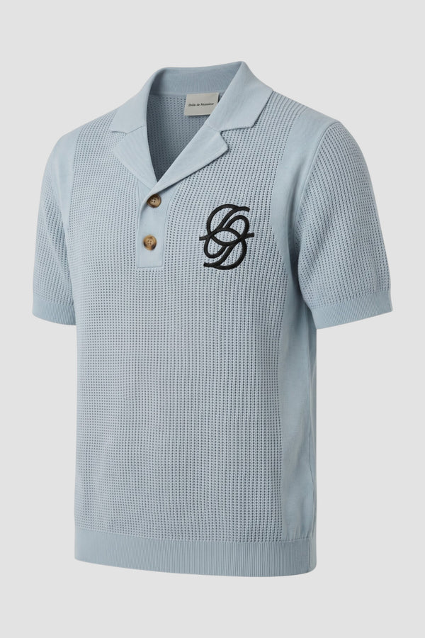 Monogram knit polo shirt - 2