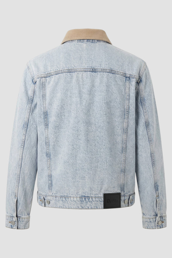 Washed Denim Jacket - 3