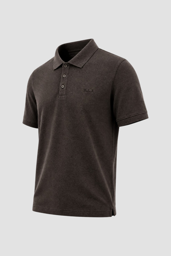 Polo Mackinack in piqué di cotone elasticizzato tinta in capo - 2