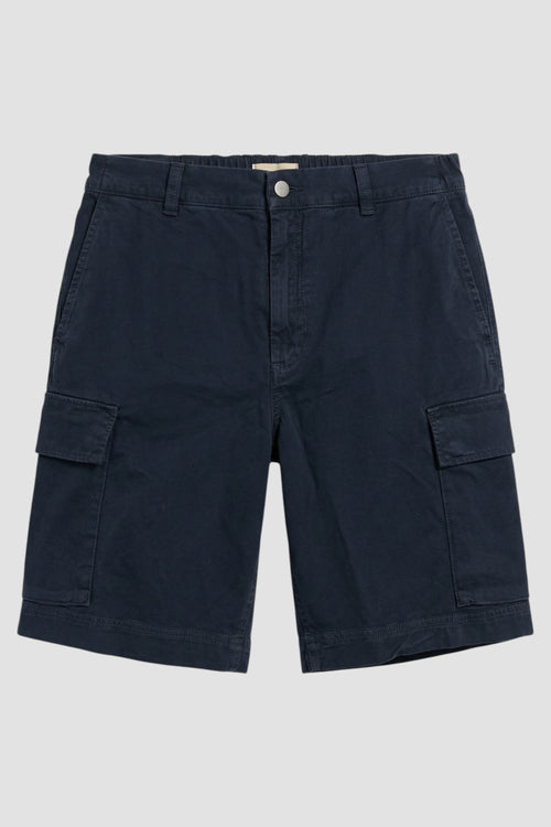 Bermuda cargo in twill di cotone tinti in capo