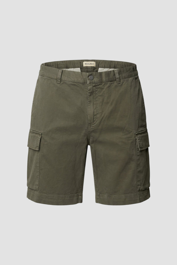 Cargo-Bermudas aus stückgefärbtem Baumwolltwill - 1