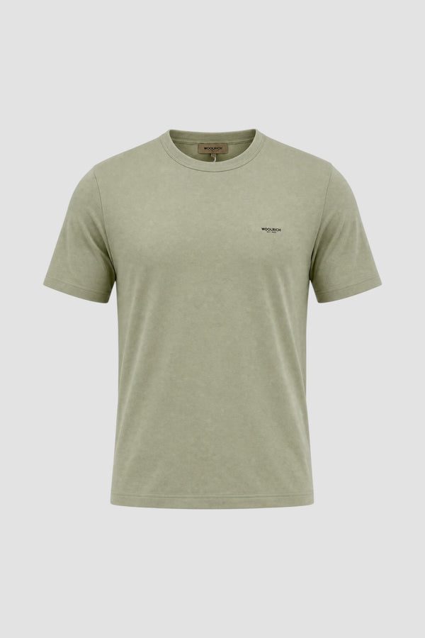 T-shirt in puro cotone con logo - 1