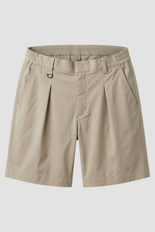 Cotton blend Bermuda shorts