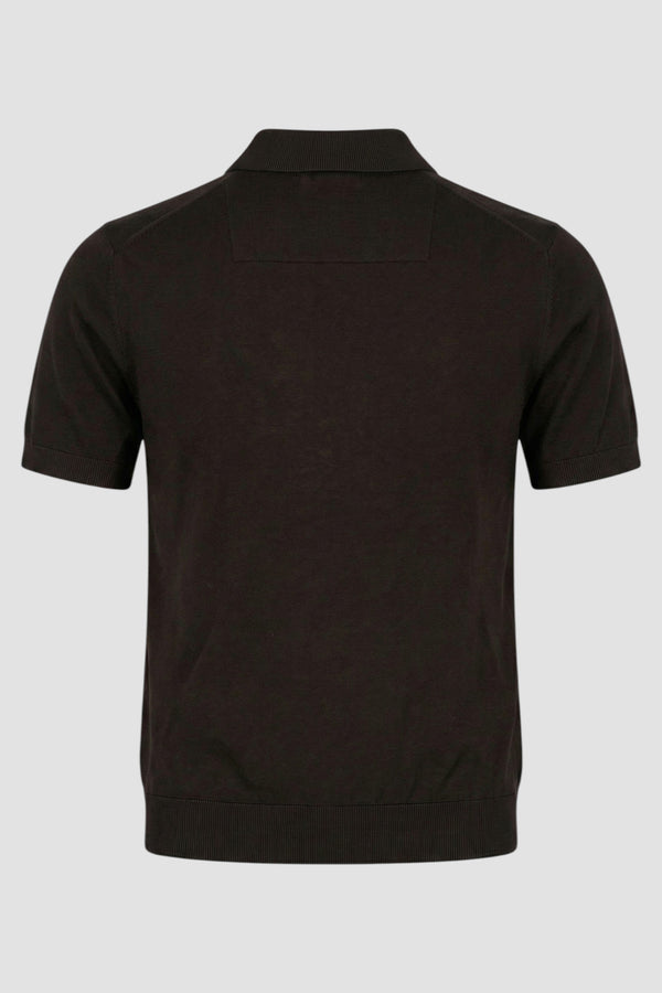 Silk and cotton polo shirt - 3