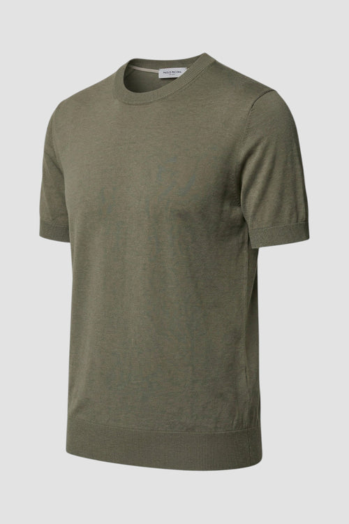 Crew-neck silk and cotton jumper-2