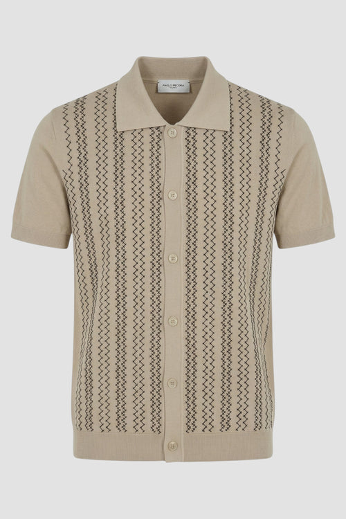 Baumwollhemd mit Stickerei