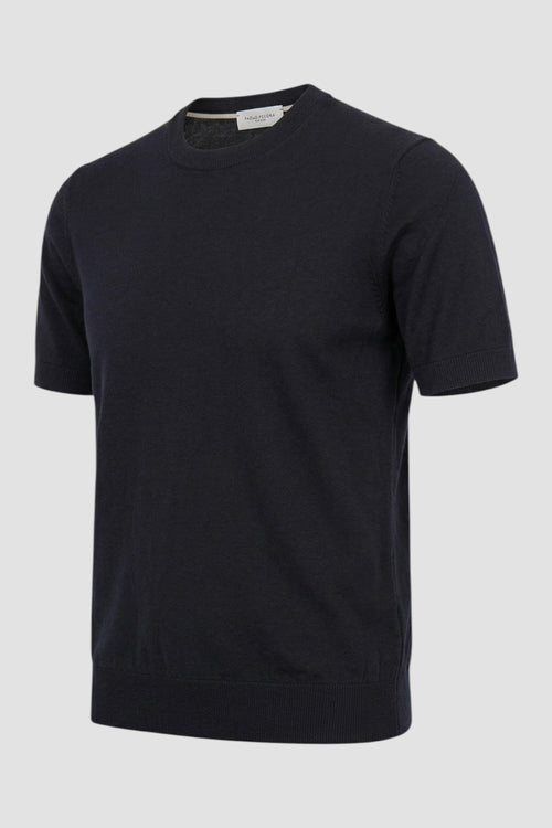 Crew-neck silk and cotton jumper-2