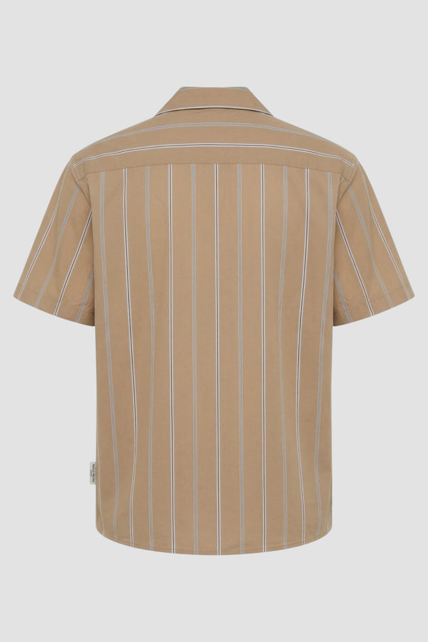 Striped Cotton Boxy Fit Shirt - 3