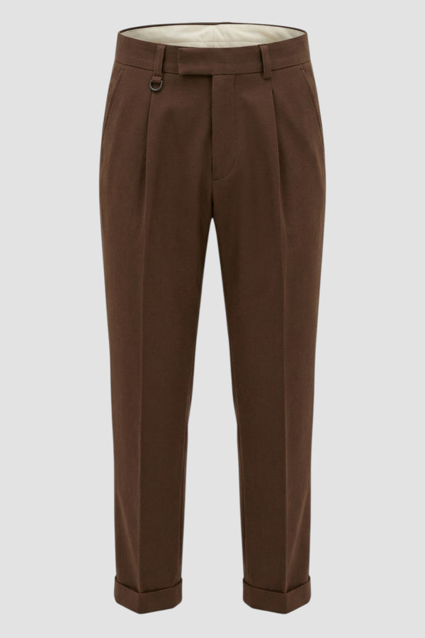 Stretch linen Chino trousers - 1