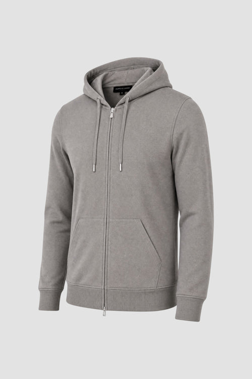 Kapuzenjacke mit durchgehendem Reißverschluss-2