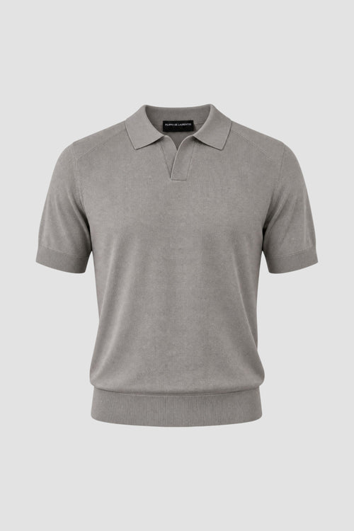 Gestricktes Poloshirt