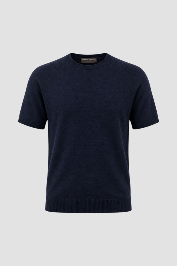 Linen and cotton jumper - 1