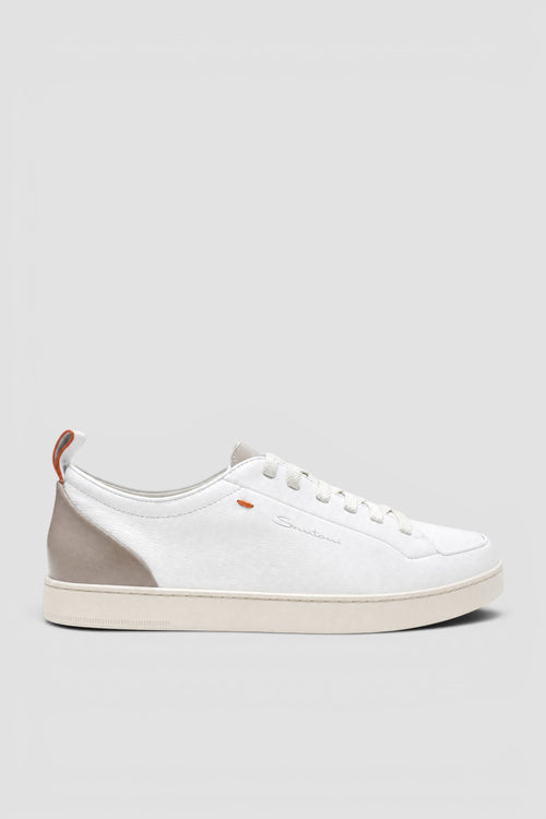 Sneaker Off-duty in pelle