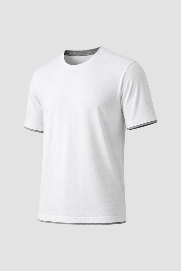 T-shirt con profili a contrasto - 2