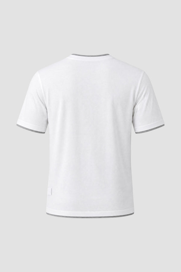 T-shirt con profili a contrasto - 3