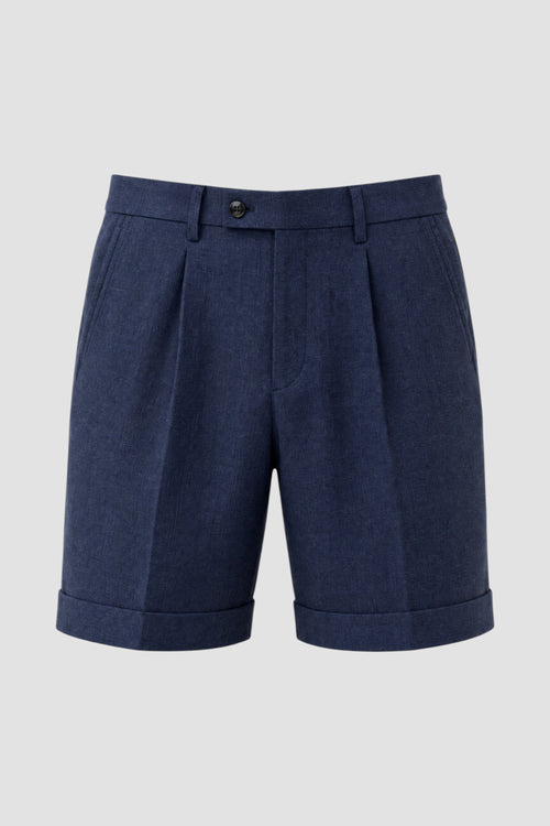 Leinen-Bermudas