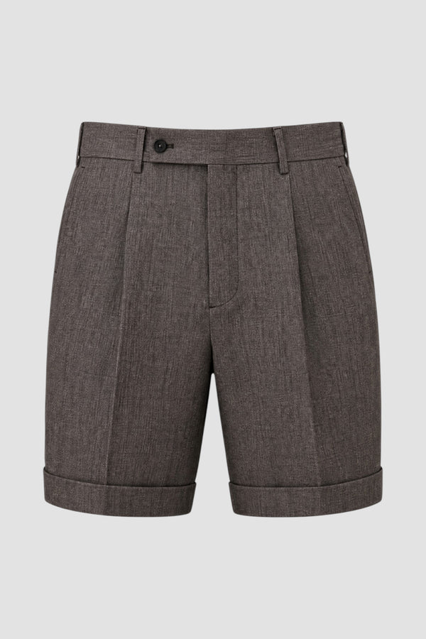Linen Bermuda shorts - 1