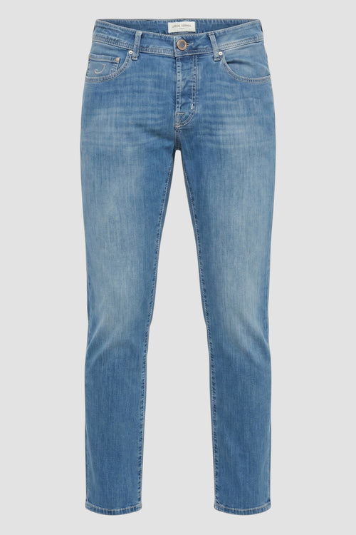 Bard Regular-Slim Five-Pocket-Jeans aus Denim