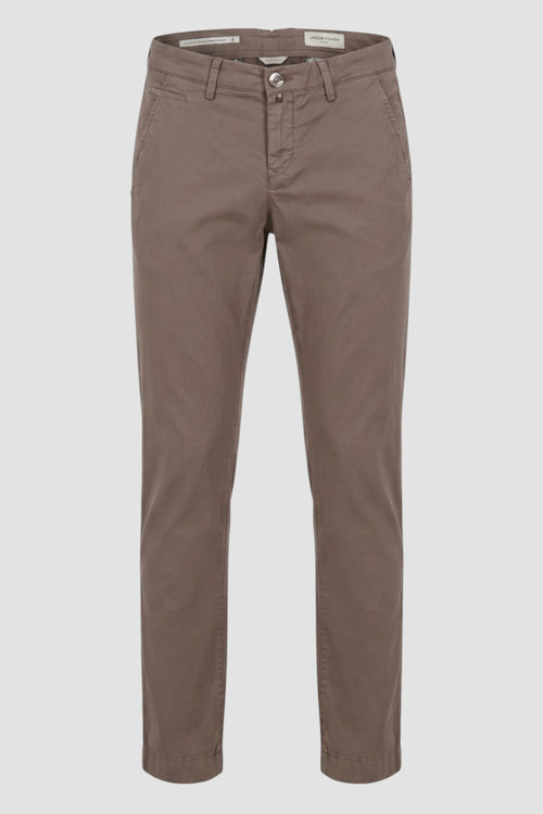 Chino-Hose Bobby Slim aus Stretch-Baumwollgabardine