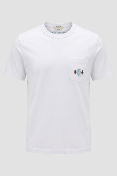 Baumwoll-T-Shirt mit Tasche