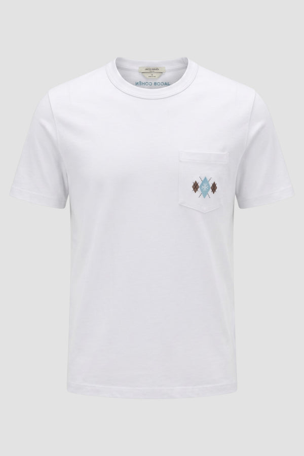 Cotton T-shirt with pocket - 1