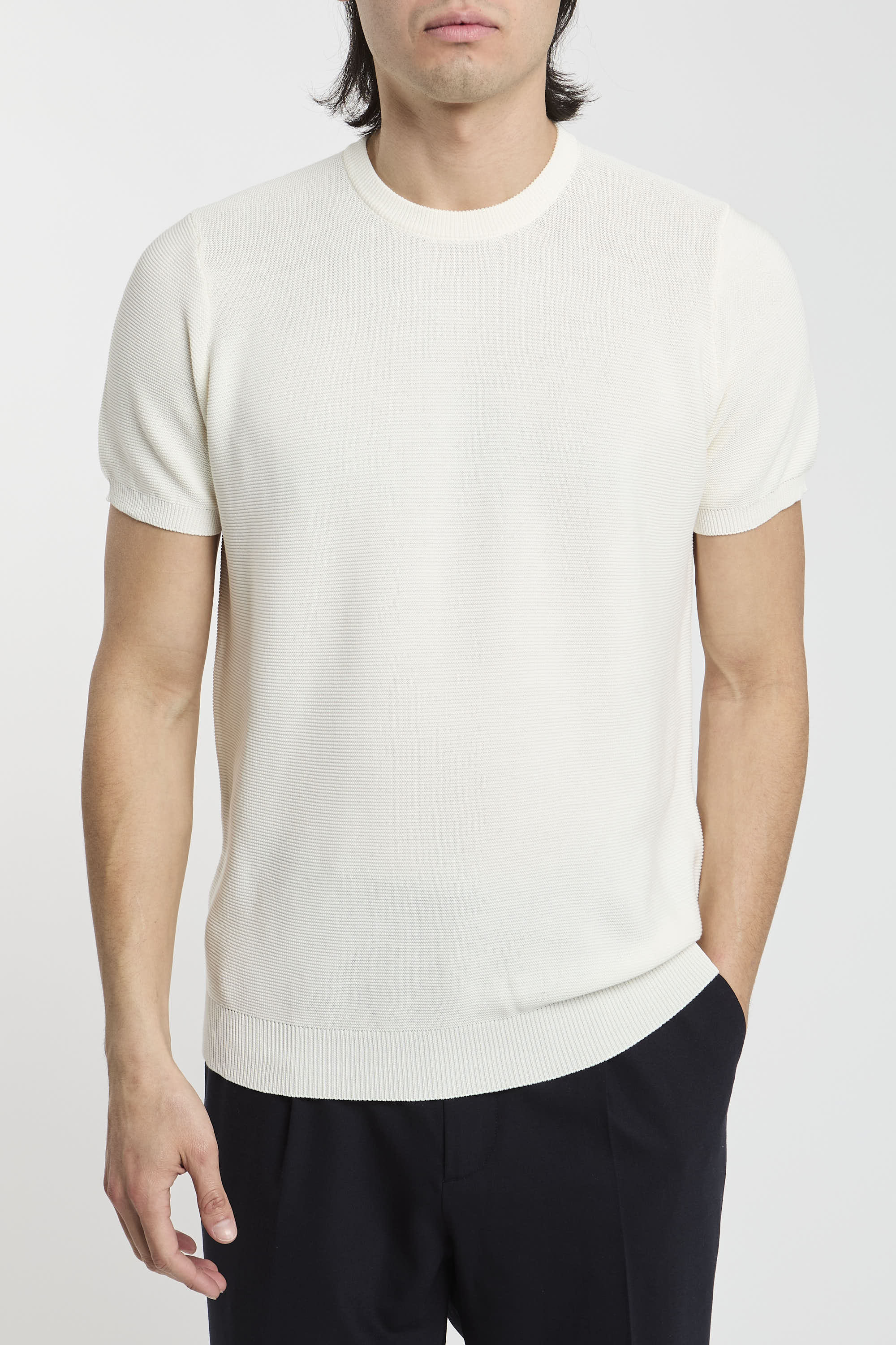 Drumohr Cotton T-shirt White-6