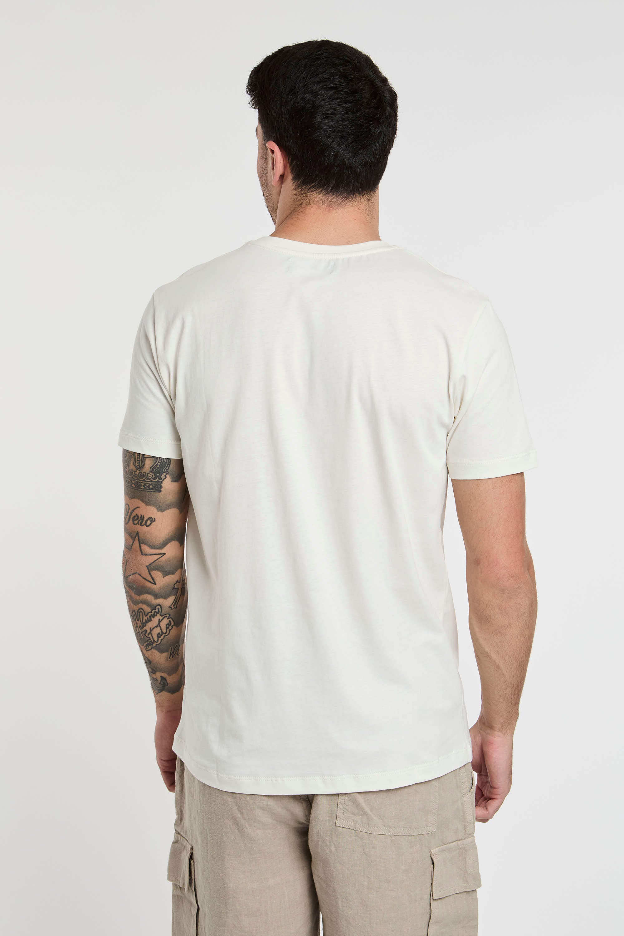 Vilebrequin T-Shirt mit Aufdruck Weißer Baumwolle-6