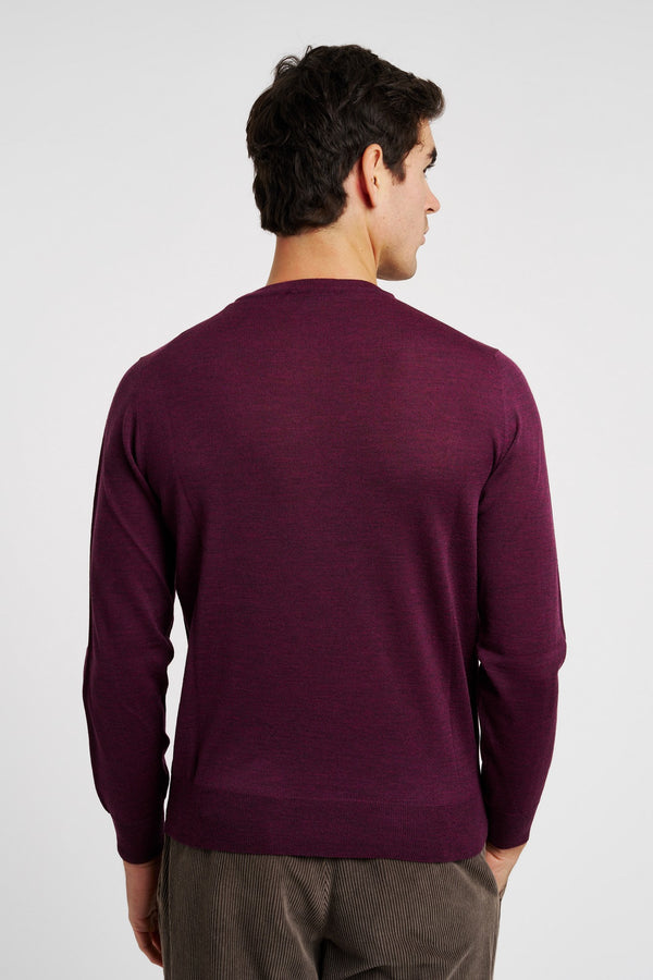 Canali Knitwear Wool Burgundy - 5