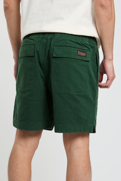 Filson Stretch Cotton Bermuda Shorts in Green-2