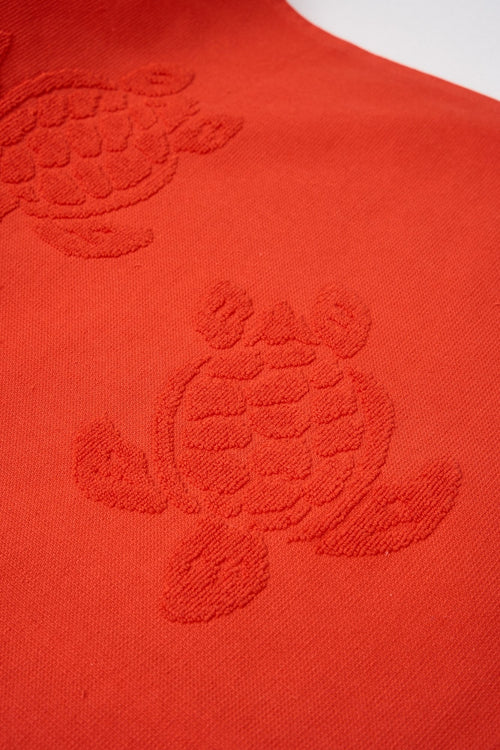 Vilebrequin Strandtuch aus Bio-Baumwolle in Orange-2