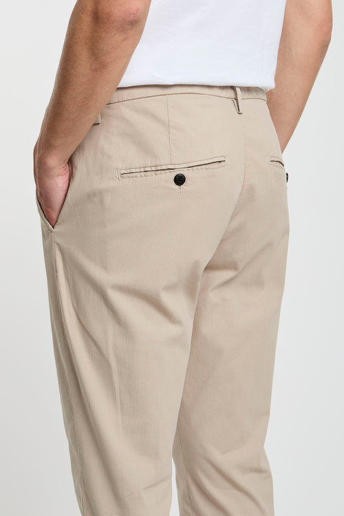 Dondup Gaubert Cotton Beige Trousers-2