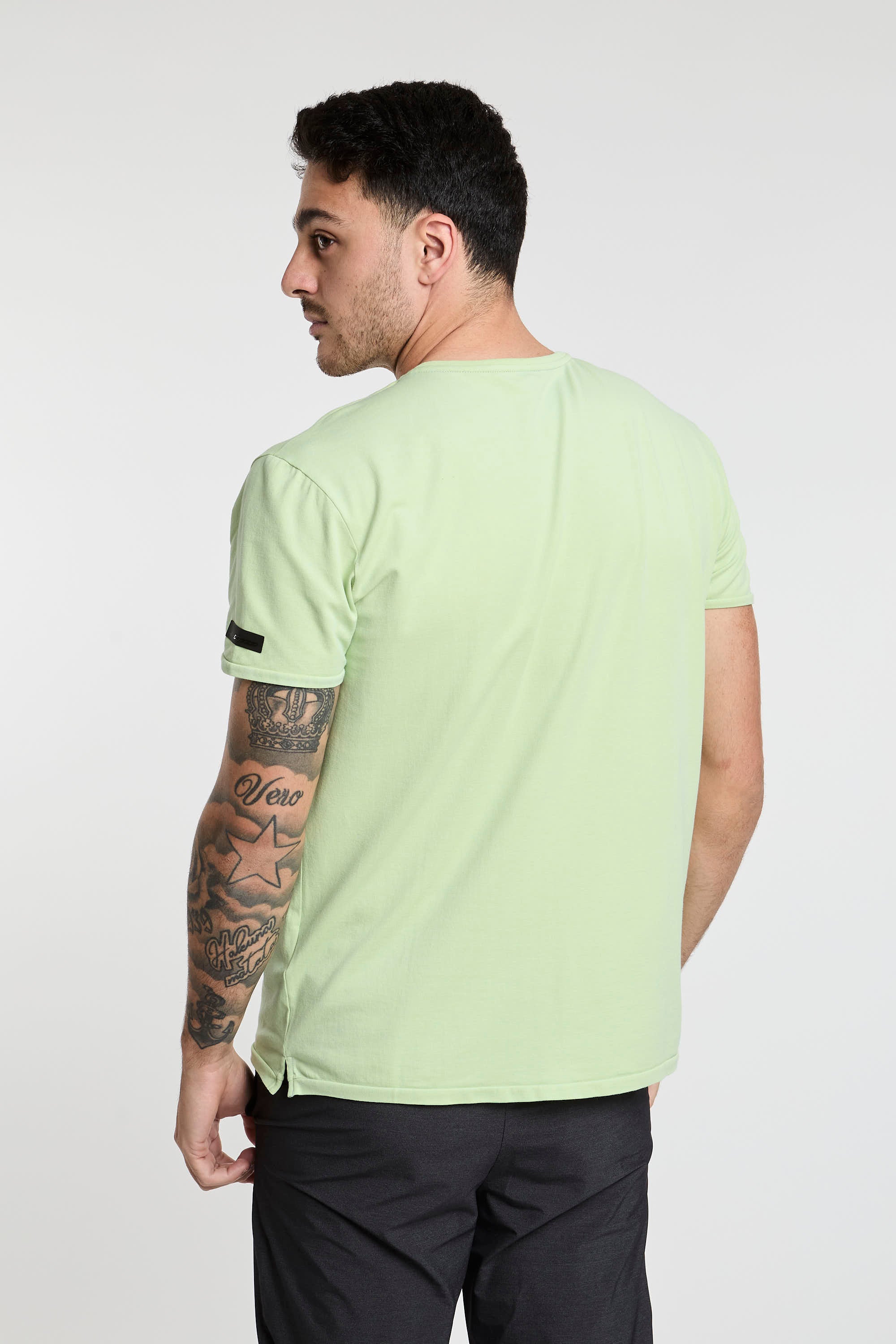 RRD T-Shirt Doticon Piquet Elastisch Baumwolle/Nylon Farbe Minze-6