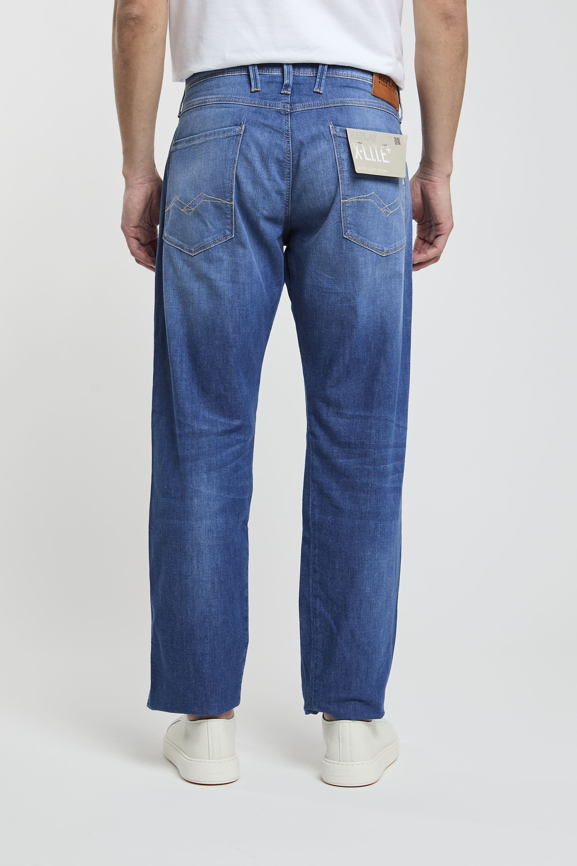 Replay Slim Fit Jeans Denim Made of Cotton/Lyocell/Elastomultiester/Elastane-5