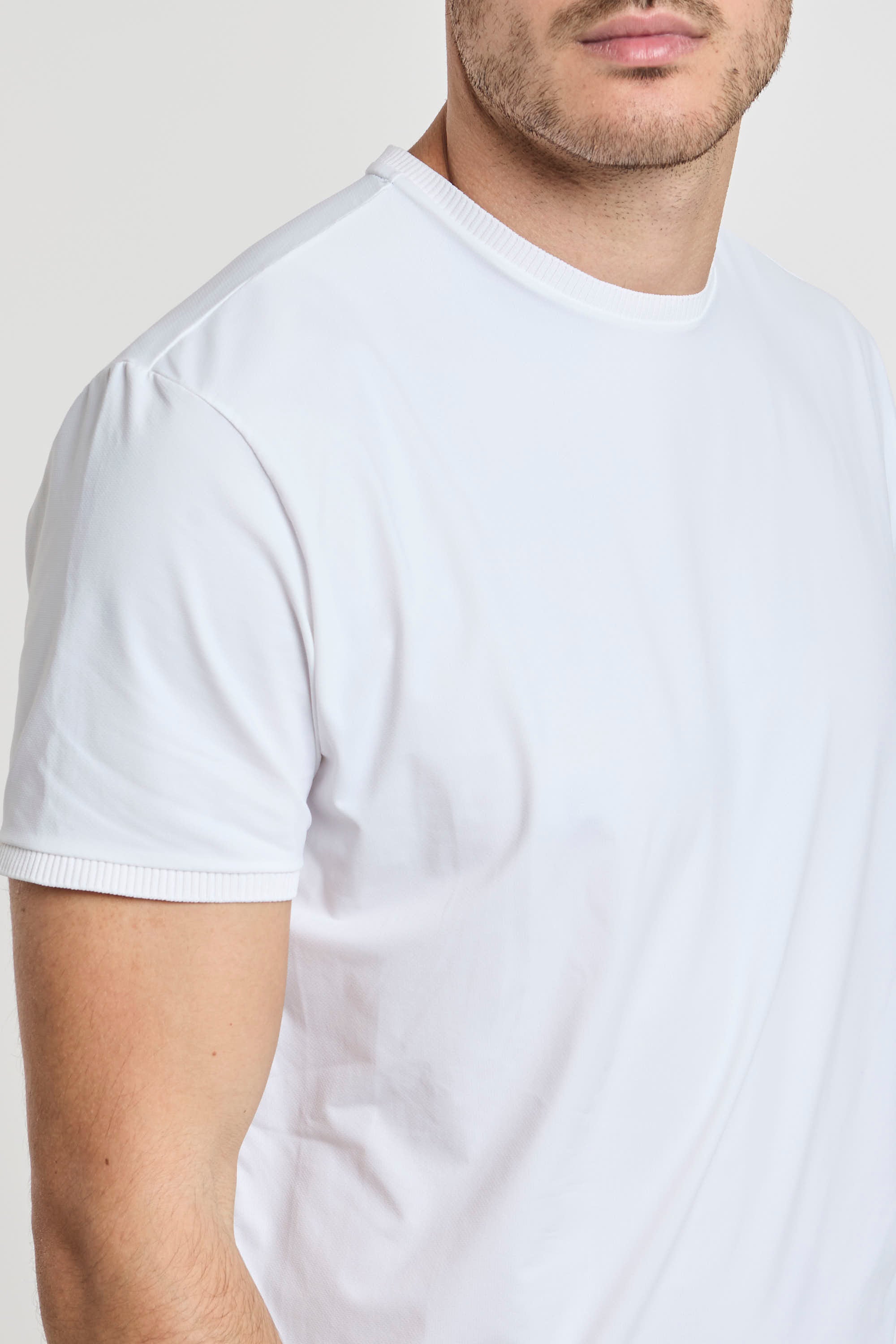 RRD Stretch Oxford White T-shirt-3