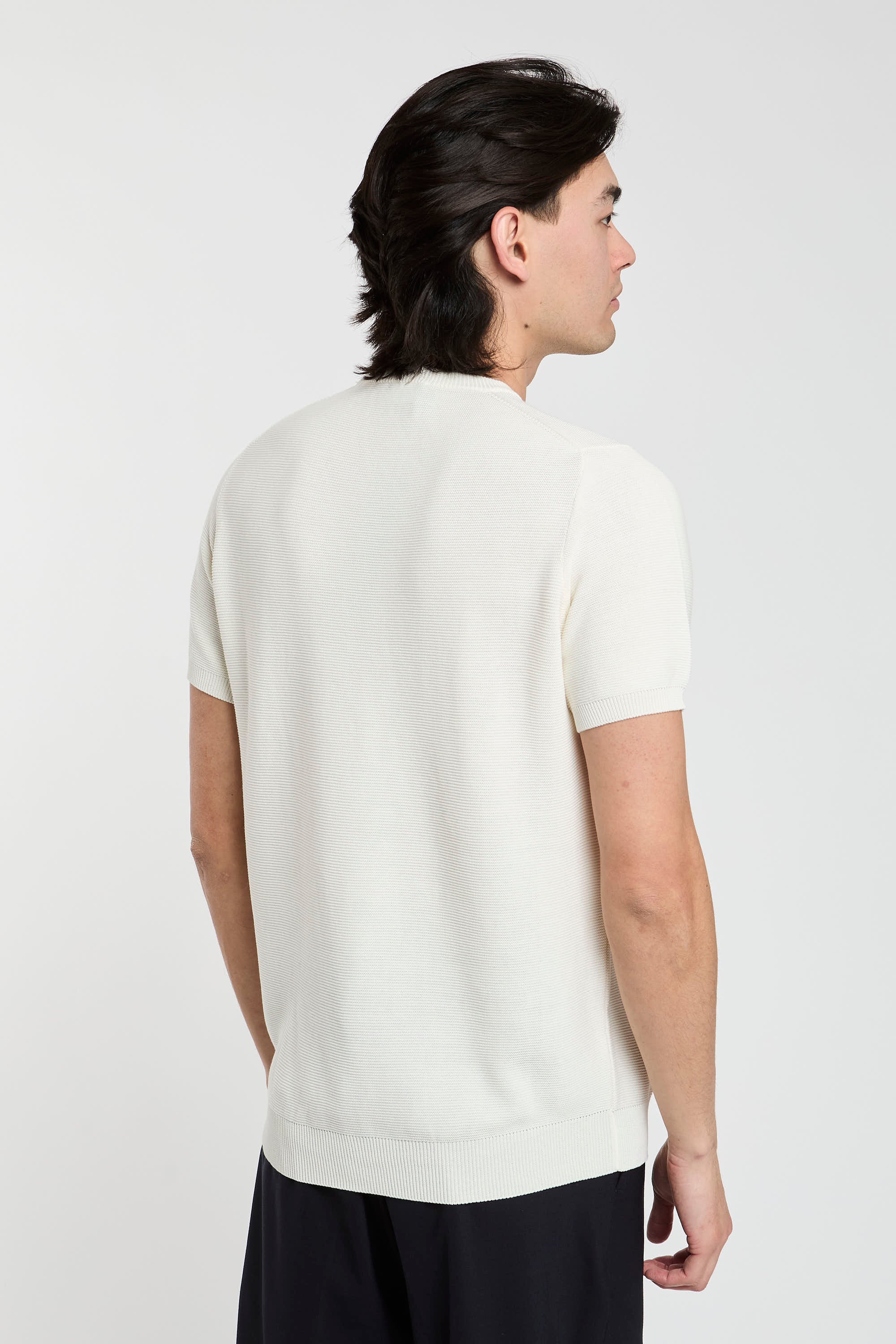 Drumohr Cotton T-shirt White-5